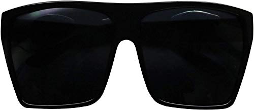ShadyVEU Super Dark Oversize Sunglasses UV400 Protection X-Large Flat Top Classic Fashion Shades3