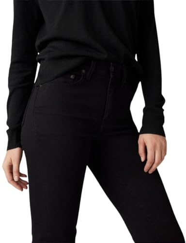 Levi's Para Mujer. 18883-0321 Jeans Rectos De Tiro Alto 724 Negro (27/28), Casual, AlgodóN, Denim - 8