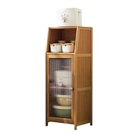 Amazon｜食器棚 木製 キッチン収納 引き出し付き 1ドア リビング