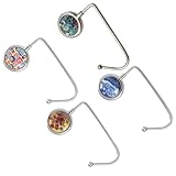 Beavorty 4 Stück Metall Taschenhaken Gerade Praktische Wandhaken Klein...