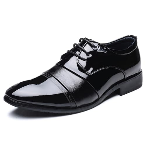 Mens lace up Dress Shoes Low top Loafers Slip Resistant Suitable for Business Weddings Formal Events with All Day Comfort