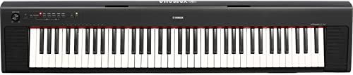 Yamaha NP32 76-Key Lightweight Portable Keyboard with PA130 Power Adapter, Black