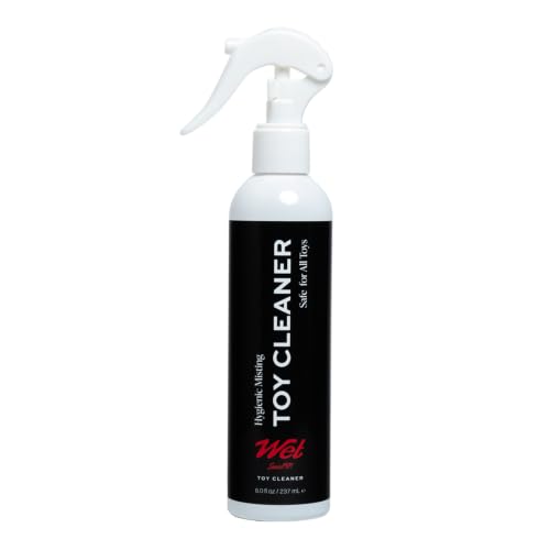 Wet Hygienic Misting Toy Cleaner All Purpose Alcohol-Free Gentle Cleansing Spray | No Harsh Chemicals Safe for All Toys and Surfaces Paraben Free & Sulfate Free 8 oz