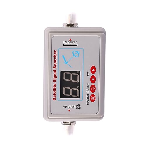 MOOKEENONE Digital Satellite Signal Finder Meter Satellite Measuring Device Signal Strength Dish Sat Compass