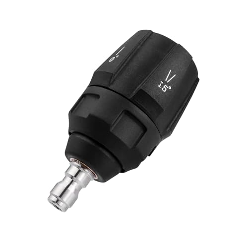 Bestgle Buse de Nettoyeur Haute Pression 5 en 1 avec Raccord Rapide 1/4'', Plusieurs Angles 0° 15° 25° 40°