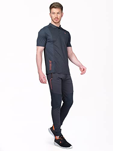 Image of TECHNOSPORT Men's Slim Fit Active T-Shirt - (MTP537 P) Pack of 1
