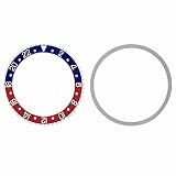 Ewatchparts Bezel & Insert Compatible with Rolex GMT Master 1670, 1675, 16750 Blue/RED Pepsi