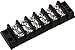 Panel Mount Barrier Terminal Block, 2 Row, 2 Positions, 22 AWG, 12 AWG, 9.53 mm, 15 A