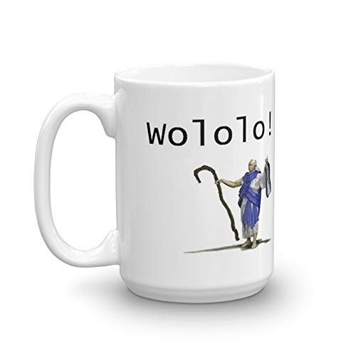 Wololo - Age of Empires II. 15 Oz Ceramic Glossy Mugs Gift For Coffee Lover Unique Coffee Mug, Coffee Cup. 15 Oz Ceramic Glossy Mugs Gift For Coffee Lover