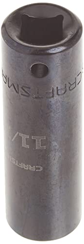 Image of CRAFTSMAN Deep Impact Socket, SAE, 1 /2-Inch Drive, 11 /16-Inch (CMMT16060)