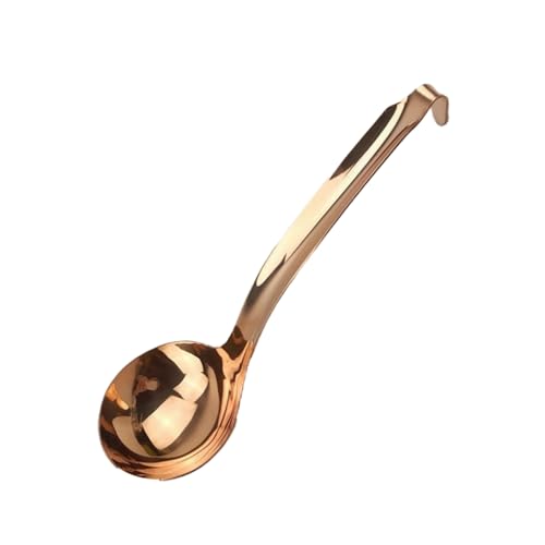 Purecopper 5-Piece Pure Copper Kitchen Cooking Utensils Set, Stylish Copper Kitchen Accessories, Cookware Set for Home or Restaurant Cooking (5)