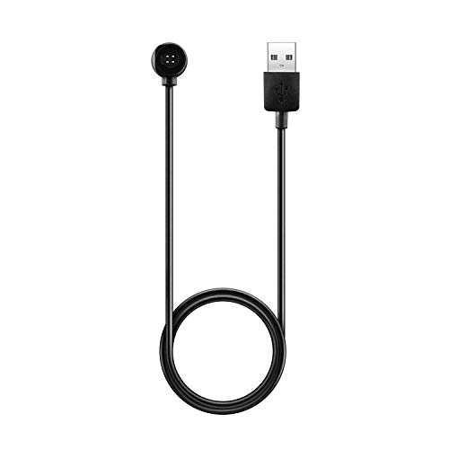 Chofit Cable polar de repuesto para cable polar de carga USB, cable de carga y sincronización de datos, accesorios compatibles con cargador Polar Loop2 M600 (negro, 1 unidad)