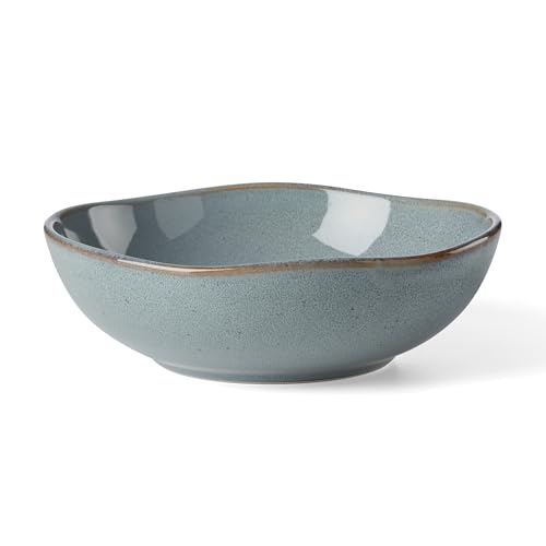 Image of Oneida 897199 Organic Shades 12-Piece Dinnerware Set, Slate Blue