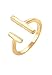 Produktbild Elli Ring Damen Geo Stab Offen Minimal in 925 Sterling Silber Vergoldet