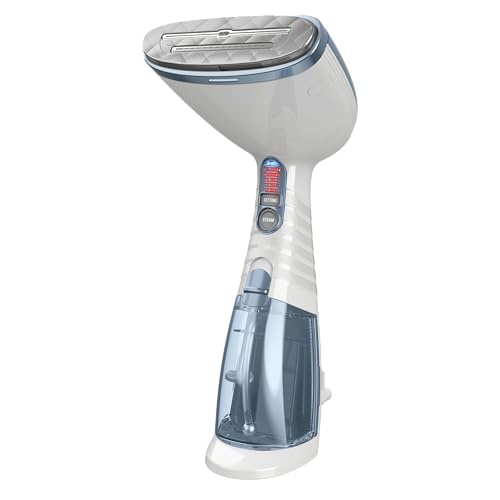 Conair Handheld Garment Steamer for Clothes, Turbo ExtremeSteam 1875W Fabric Steamer, Portable Handheld Design, Strong Penetrating Steam, Amazon Exclusive, Blue