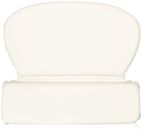 MyGift Luxuriously Soft Padded Spa Bath Pillow / Cushion - Hinged Dual Sections, w/ Premium Suction Cups