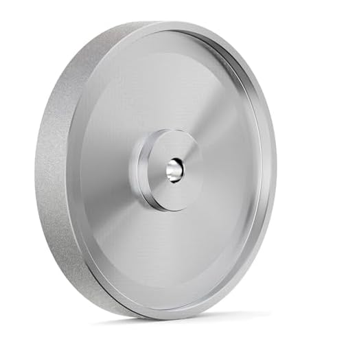 GAXPAK CBN Grinding Wheel 8 inch, Dia x 1 Inch Wide x 5/8" Arbor, Suitable for Sharpening Woodturning Tools, High Speed Steel Tools, 8 inch Bench Grinders 600 Grit