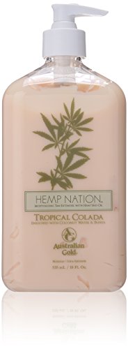 New Sunshine Australian Gold Hemp Nation Tropical Colada Moisturizer, 18 Ounce