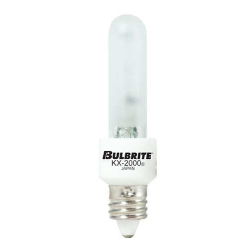 Bulbrite KX40FR/MC Mini-Candelabra Screw Base (E11) Light Bulb, 1 Count (Pack of 1), Frost