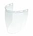 Gateway Safety 675 Venom Cylindrical Molded Contemporary Replacement Headgear Visor, Clear Lens, 9