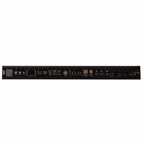 Regla PCB de 30cm y 20cm con transportador preciso miniatura 4