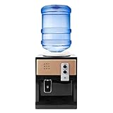 Top Loading Cooler Dispenser for 5 Gallon Bottle Desktop Electric Hot and Cold Dispenser, 3 Temperature Settings Boiling Water, Normal Ice Water（46-59℉） for 1 to 5 Gallon Bottles