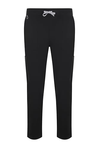 Pantalon de pyjama droit PureStretch Velilla XL noir extensible pour un confort de nuit