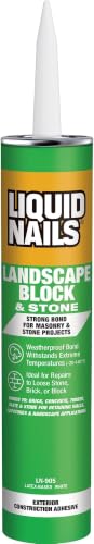 Liquid Nails - LN-905 Landscape Block Adhesive (LN905), Low VOC, 10 oz (Pack of 6)