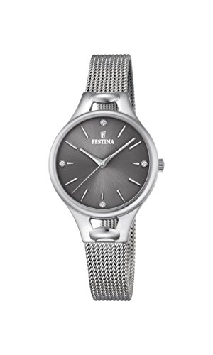 Preisvergleich Produktbild Festina Unisex Erwachsene Digital Quarz Uhr mit Edelstahl Armband F16950 / D