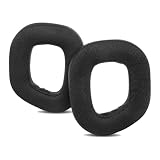 Professionale Cuscinetti auricolari di ricambio per HS80 Cuffia Compatibile con Corsair HS80 RGB/HS80 Max Cuffia(Tessuto e Schiuma memory Cuscinetti di ricambio per cuffie)