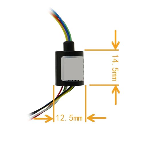 Anillo colector de 360 grados sin bridas para evitar cables enredados en ejes 2