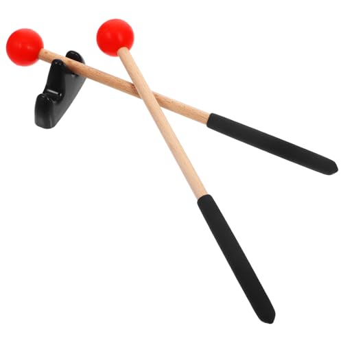 Set Levemolo de Baquetas para Estudiantes con Soporte, Agarre Cómodo y Diseño Duradero para Tambores de Lengüeta, Marimba y Xilófono miniatura 1