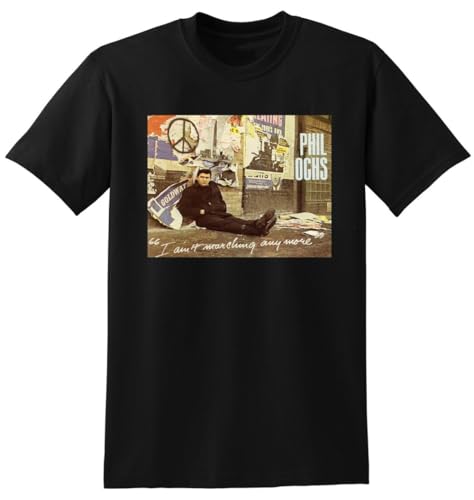 T-shirt Phil Ochs pochette CD vinyle merch musique folk
