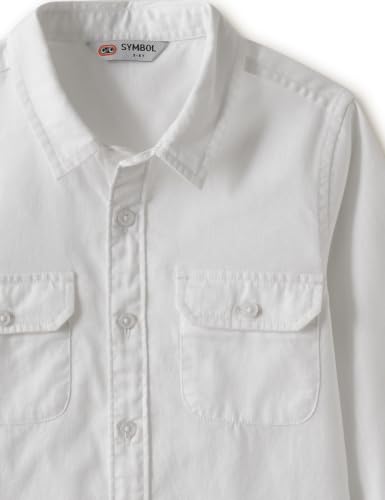 Image of Amazon Brand - Symbol Boys Cotton Double Pocket Full Sleeve Shirt