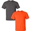 Charcoal/Orange