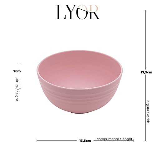Bowl de Bambu e PP Lines Sortido 13,5cm x 7cm - Lyor