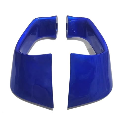 Kit carénage becquet d'aile fixe déco carbone bleu pour Yamaha R1 R6