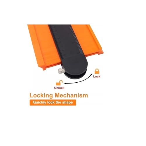 10 Inch Adjustable Duplicator Shape Contour Gauge Profile Ruler Tiling Laminate Tool with Lock. 25 CM. DIY Irregular Welding, Tracing, Woodwork, Construction & Handyman. Precise Measuring Tools 8 10 Inch Adjustable Duplicator Shape Contour Gauge Profile Ruler Tiling Laminate Tool with Lock. 25 CM. DIY Irregular Welding, Tracing, Woodwork, Construction & Handyman. Precise Measuring Tools - Image 8