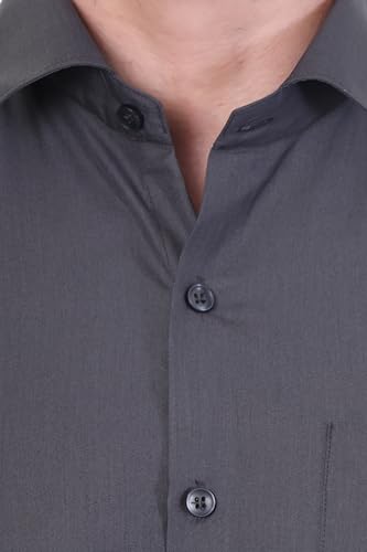 Sparrow-Outfit-Mens-Cotton-Blend-Regular-Fit-Shirt-Casual-Wear-Formal-Shirts-for-Men-and-Boys-Spread-Collar-Long-Sleeve-Button-Down-Shirt-for-Office-Parties-Special-Occasions-Graphic-Charcoal Sparrow Outfit Men’s Cotton Blend Regular Fit Shirt | Casual Wear Formal Shirts for Men and Boys | Spread Collar Long Sleeve Button Down Shirt for Office Parties Special Occasions (Graphic Charcoal)