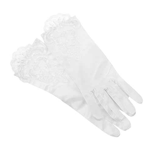 Homoyoyo 1 Pair Lace Gloves for Parties Elegant Formal Gloves for Weddings Performances and Dress Up Comfortable and Stylish Accessory of Charming
