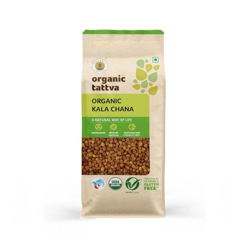Image of Organic Tattva, Organic Kala (Black) Chana, 500g | Unpolished and Gluten Free