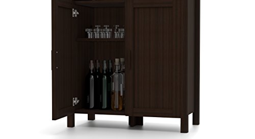Image of Urban Ladder Norland Bar Cabinet (Finish : Dark Walnut)