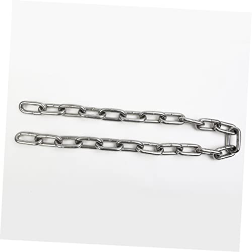 Parliky 1Pc 3 Corrente De Aço Inoxidável Resistente Com Zíper Corrente De Tração Para Cachorro Arco