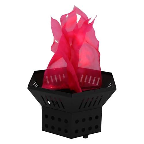 4000 RPM Flame Fire Light Machine 2 LED 3D Artificial Fake Flames Lamp Electric Fake Campfire Lamp Stage Atmosphere Effect Fake Fire Flame for Christmas Halloween Party Decoration