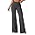 YEOREO Workout Leggings Womens No Front Seam Straight Leggings 33" High Waist Buttery Eddiy Gym Yoga Pants Dark Gray S