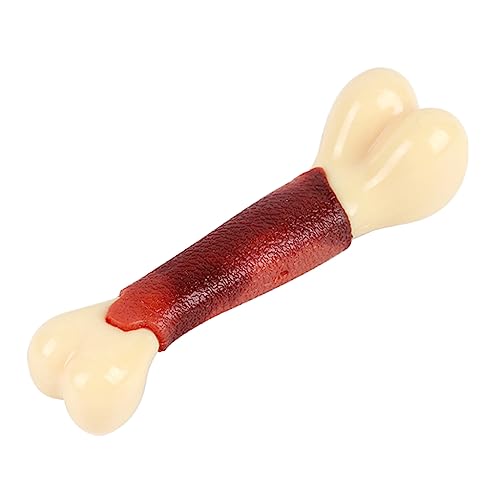 Kalttoy Kauspielzeug für Hunde, Knochenform, Rindfleischgeschmack, Zahnbürste, langlebiger Zahnknochen