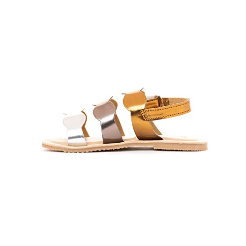 Image of Khadim's 6537658 Lightweight Durable Extra Soft Trendy Premium Stylish Lifestyle and Fancy Velcro Strap Flats For Baby Girls