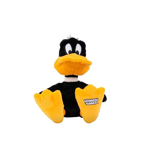 Jazwares Warner Bros. Discovery Looney Tunes, 8-Inch Daffy Duck Plush - Super-Soft and Huggable Plush Toy - Official Licensed Plush - for All Ages