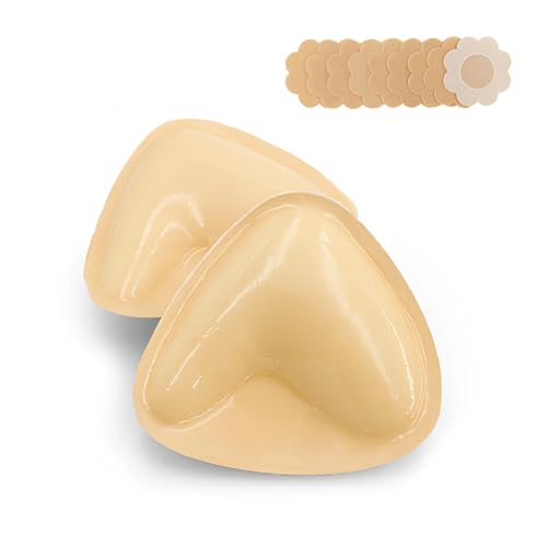 Image of DEPOVOR Ultra Boost Inserts Double-Sided Adhesive Pads Sticky Bikini Padding Inserts for Sports Bra Swimsuit