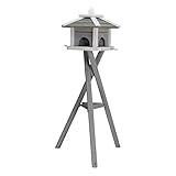 Futterhaus mit Ständer 55810 Maße: 46 × 35 × 46 cm/1,35 m